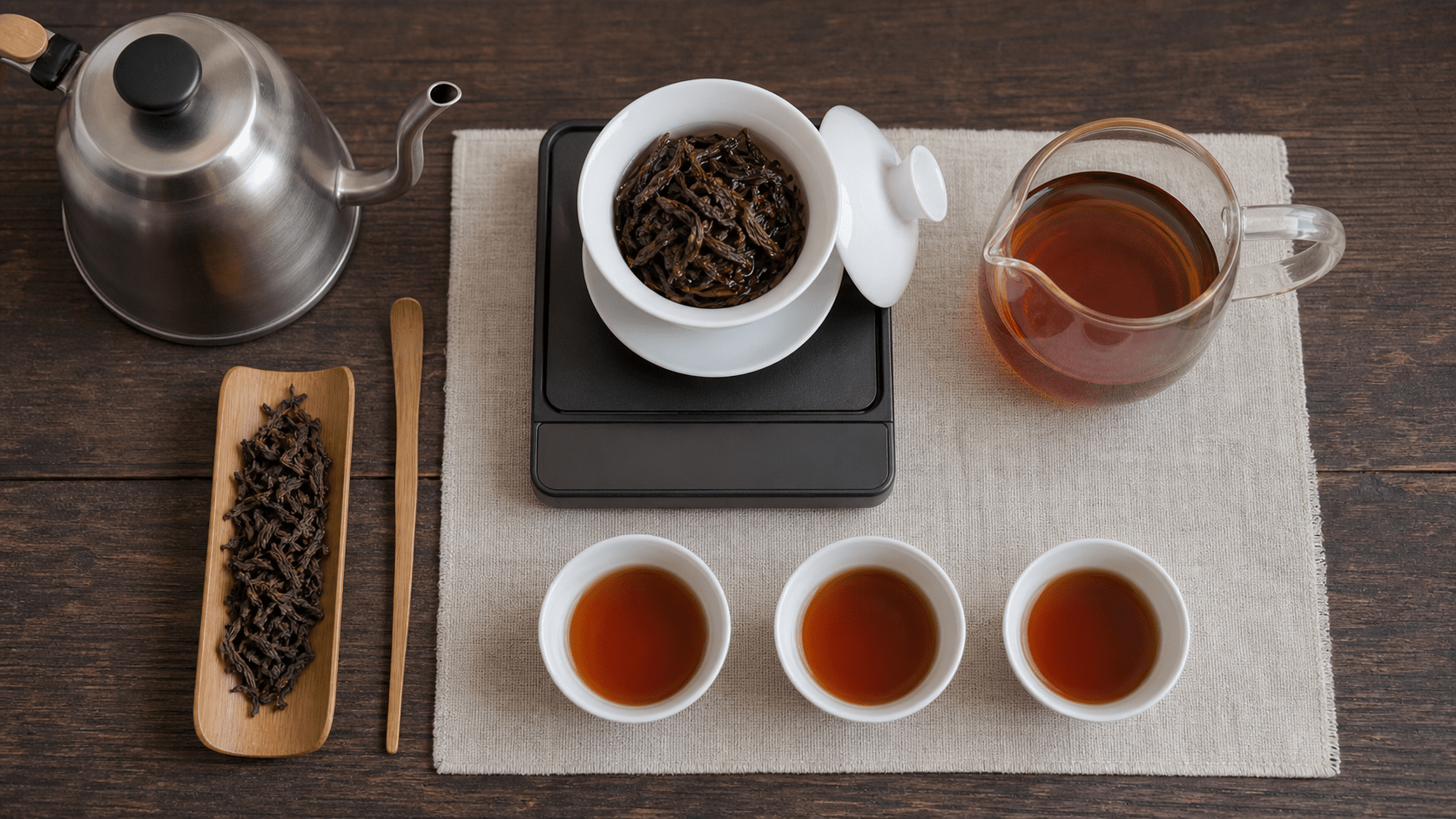 How to Brew Ripe Pu-erh Tea in a Gaiwan - Real Puerh Tea