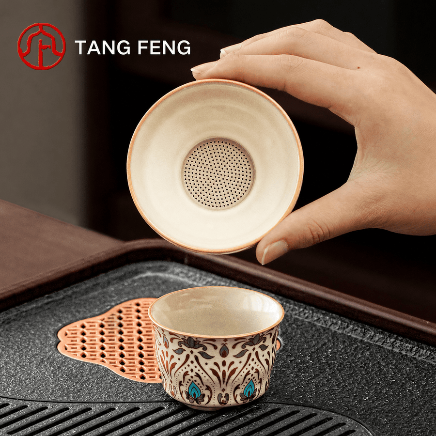Dunhuang Phoenix Ru Kiln Ceramic Gongfu Tea Set - Real Puerh Tea