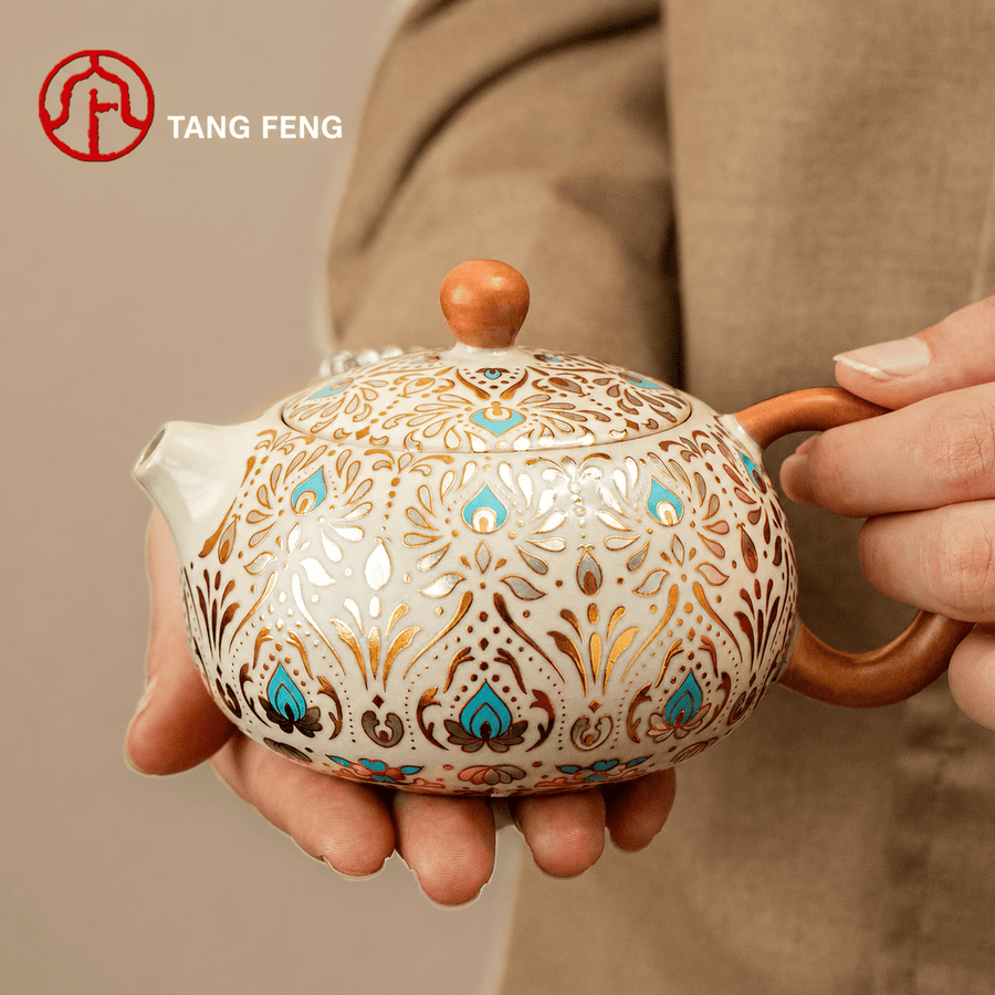 Dunhuang Phoenix Ru Kiln Ceramic Gongfu Tea Set - Real Puerh Tea