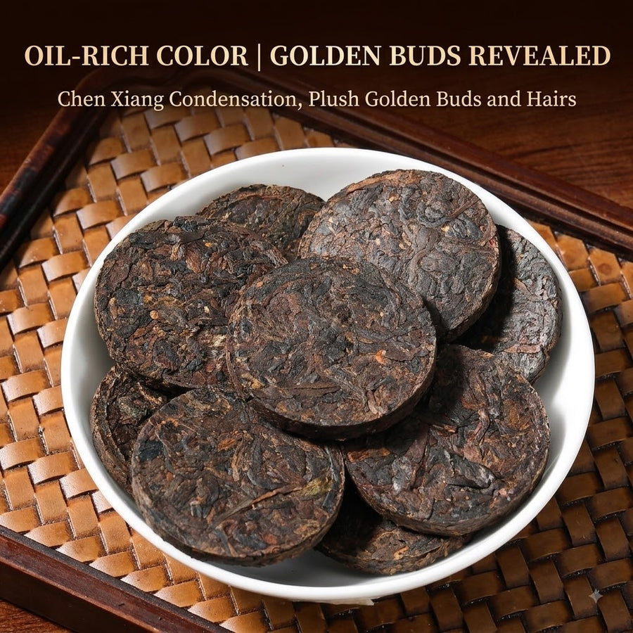 Lao Ban Zhang ripe Pu-erh mini cakes, 250g - product image 7